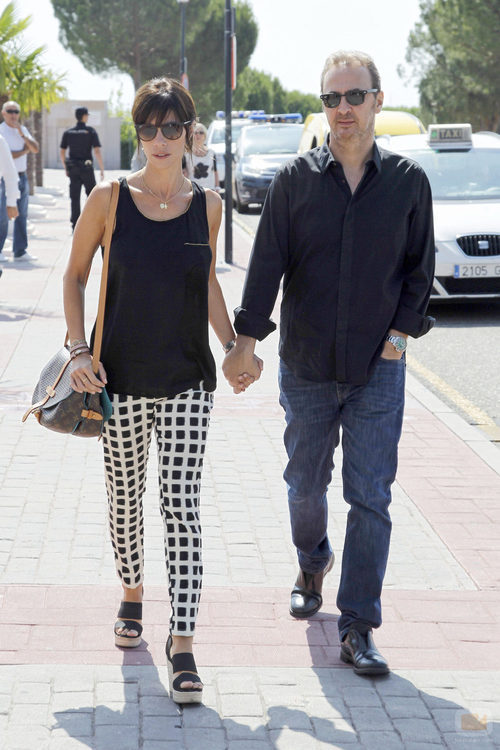 Maribel Verdú en el tanatorio de Concha García Campoy