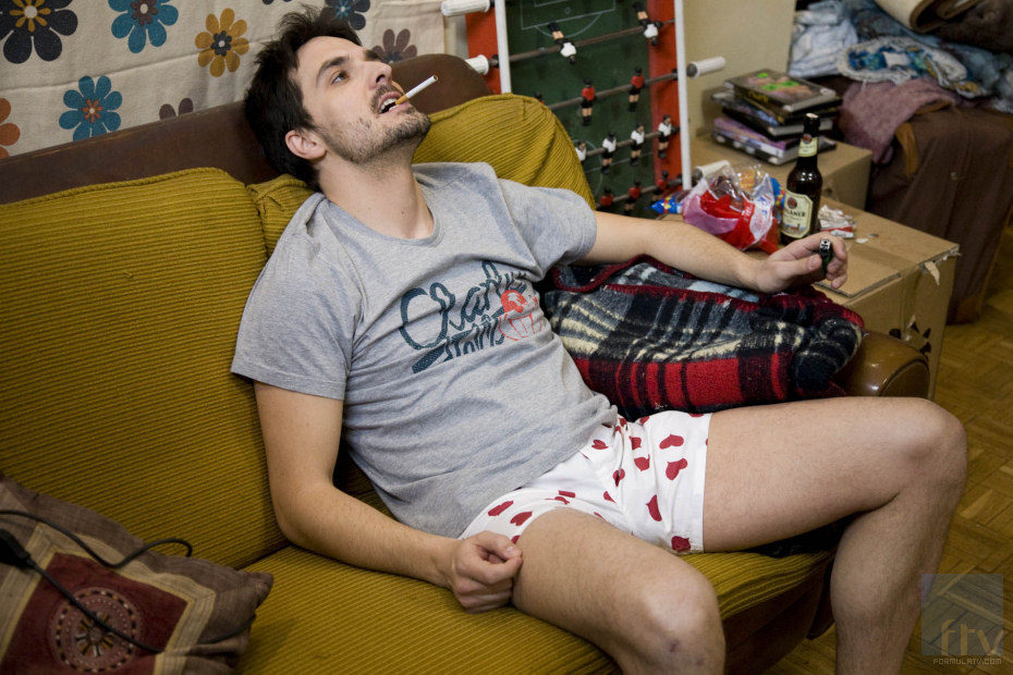 Jordi Ballester en calzoncillos