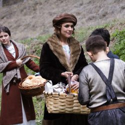 Victoria se va de merienda con los niños