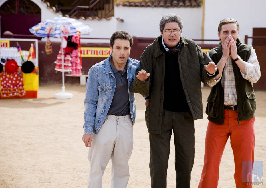 Pablo, Arturo y Marcos en 'Pagar al abogado' en 'La familia mata'