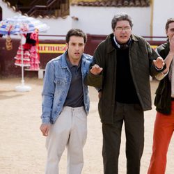 Pablo, Arturo y Marcos en 'Pagar al abogado' en 'La familia mata'