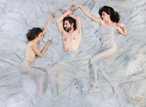 Sandra Ferrús, Santi Millán y Elia Galera, actores de 'Frágiles'