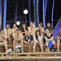 Los 12 exploradores en la primera gala de 'Campamento de verano'