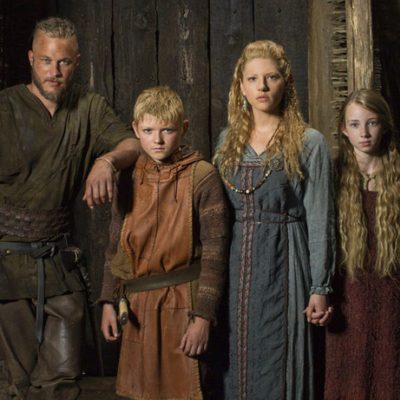 La familia Lodbrok de la serie 'Vikingos'