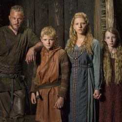 La familia Lodbrok de la serie 'Vikingos'