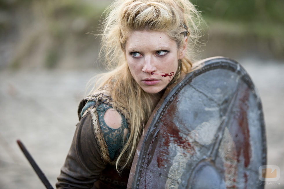Katheryn Winnick en el cuarto episodio de 'Vikingos'