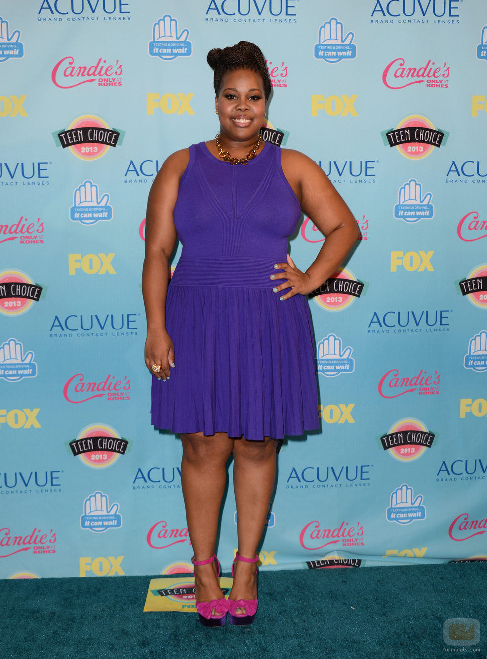 Amber Riley en los Teen Choice Awards 2013