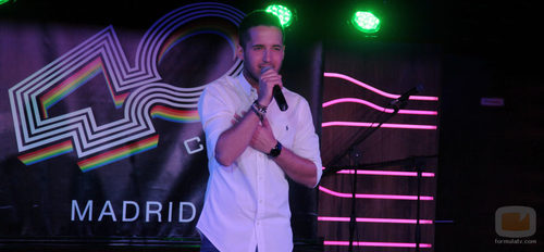 Josh ('El número uno') en el concierto de la sala 40 Café de Madrid