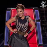Alejandra Guzmán en la presentación de 'La Voz... México 3'
