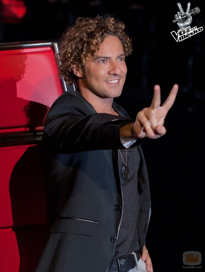 Bisbal en la presentación de 'La Voz... México 3'