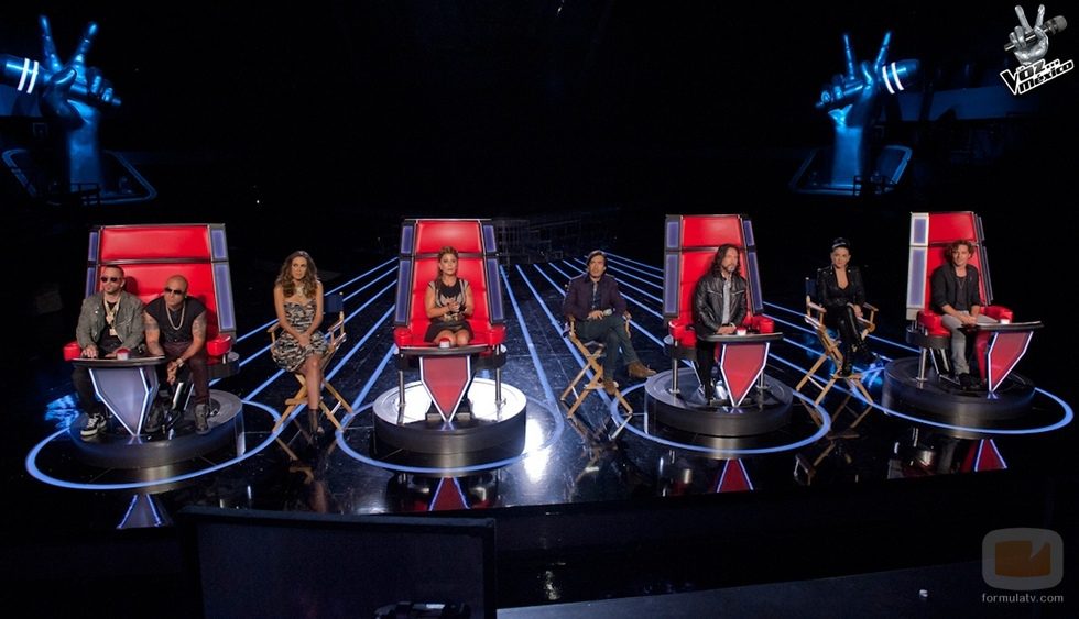 El jurado de 'La Voz... México 3' en sus sillas