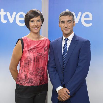 Mónica López y Albert Barniol de 'El tiempo'
