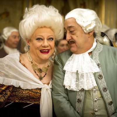 Eugenia y Mauricio en 'Aída'