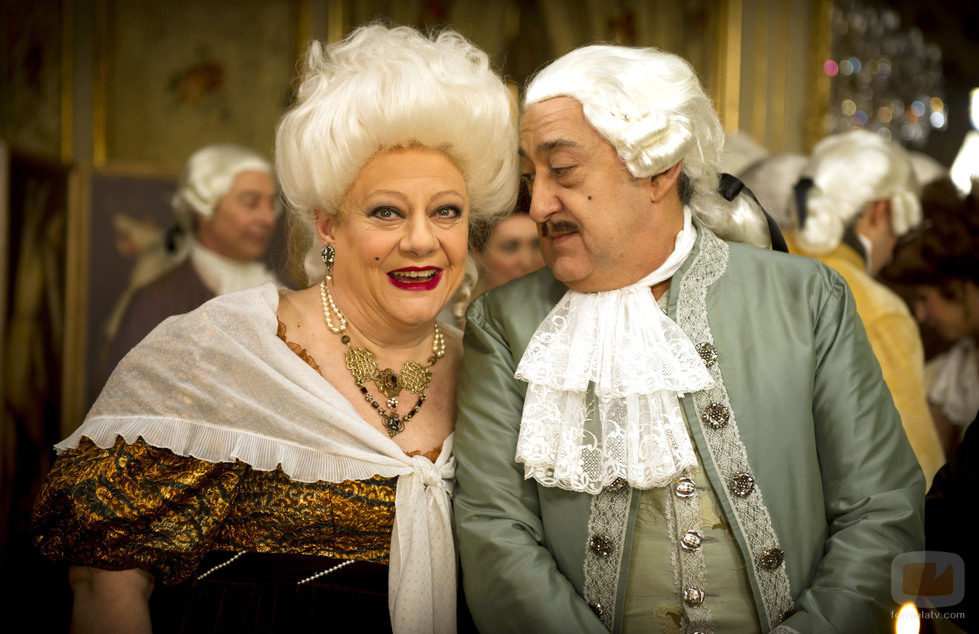 Eugenia y Mauricio en 'Aída'