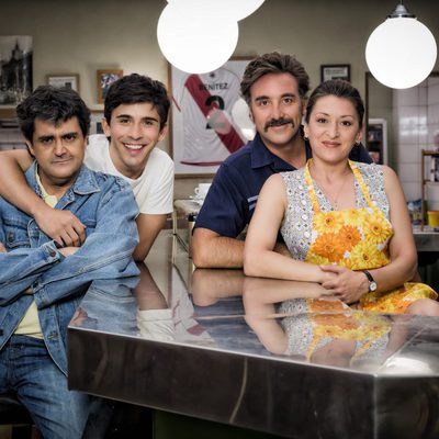 Andrés Arenas, Victor Sevilla, Javier Cifrián y Mariola Fuentes en 'Vive cantando'