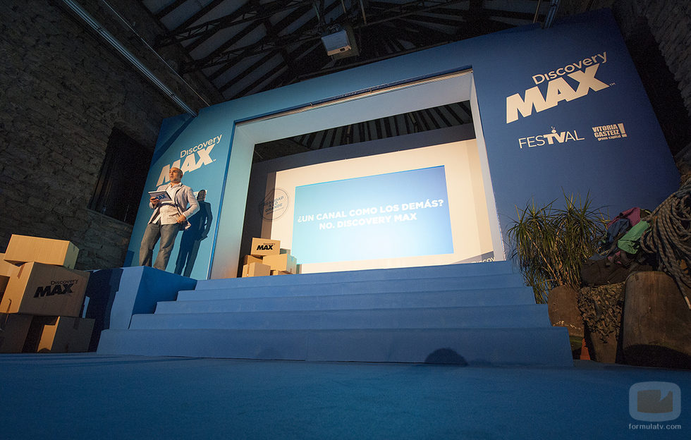 Fernando Jerez en la presentación de Discovery Max