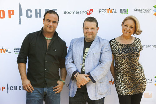Ángel León, Alberto Chicote y Susi Díaz presentan 'Top Chef' en el FesTVal de Vitoria 2013