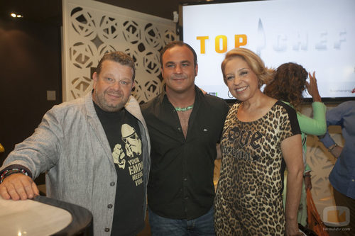 Alberto Chicote, Ángel León y Susi Díaz en 'La ruta de los pintxos' de 'Top Chef'