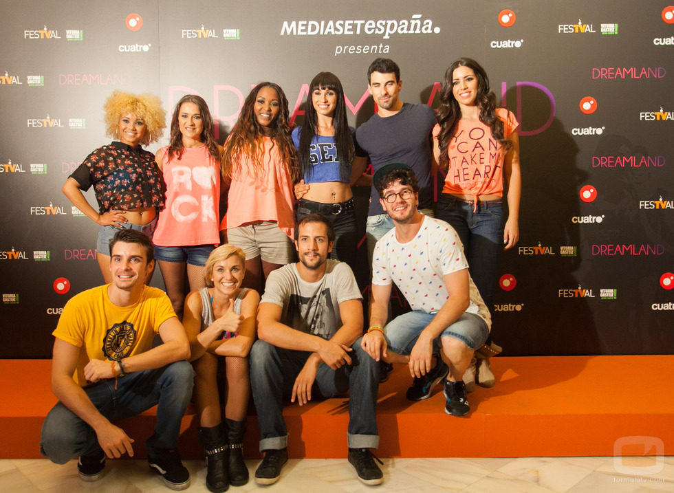 Reparto de 'Dreamland' en el FesTVal de Vitoria 2013