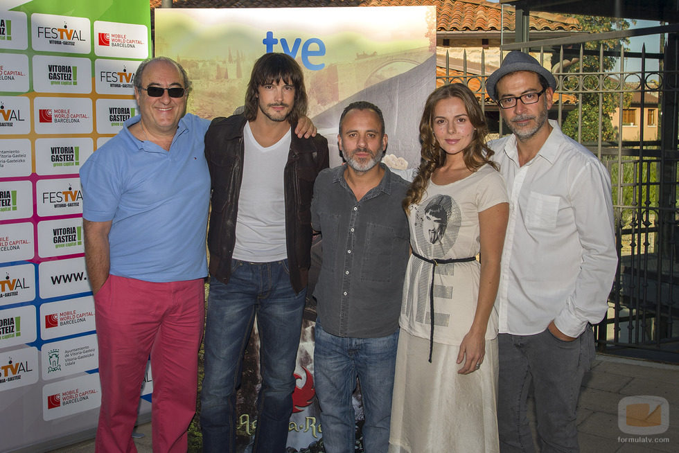 Reparto de Águila Roja' en el FesTVal de Vitoria 2013