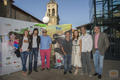 Presentación de los nuevos capítulos de 'Águila Roja' en el FesTVal de Vitoria 2013