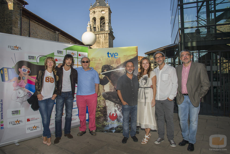 Presentación de los nuevos capítulos de 'Águila Roja' en el FesTVal de Vitoria 2013