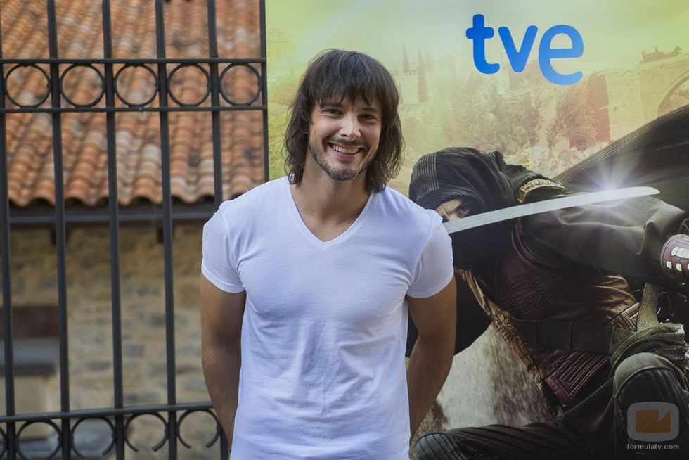 David Janer en la presentación de los nuevos capítulos de 'Águila Roja' en el FesTVal de Vitoria