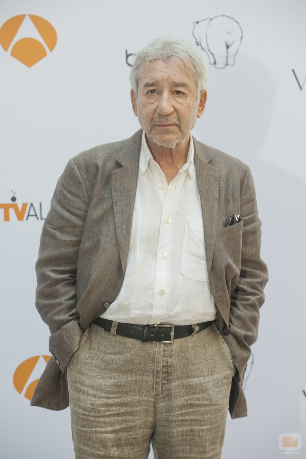 Pepe Sacristán en la presentación de 'Galerías Velvet' en el FesTVal de Vitoria