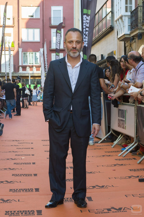 Javier Gutiérrez en el preestreno de 'Águila Roja'