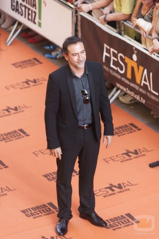 Santiago Molero en el preestreno de 'Águila Roja'
