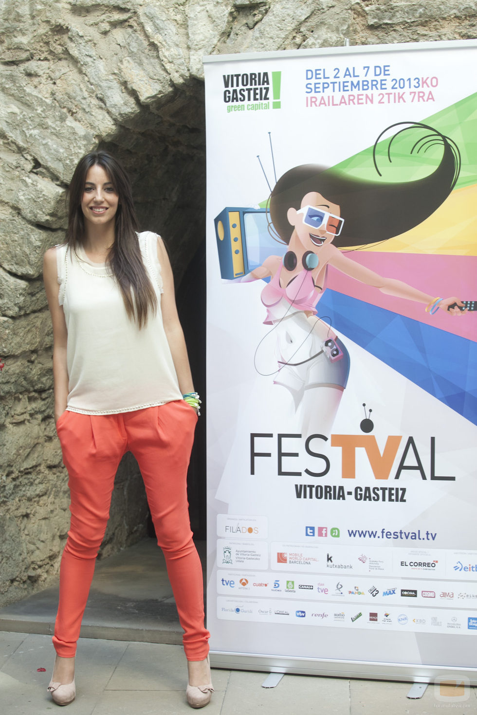 Almudena Cid, jurado de 'Por arte de magia', en el FesTVal de Vitoria