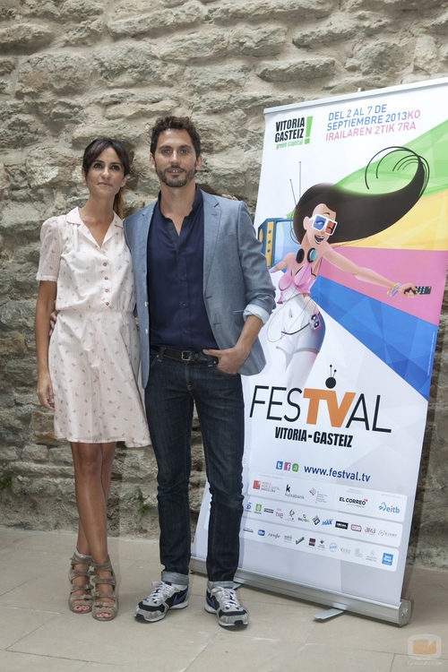 Melani Olivares y Paco León presentan 'Aída' en el FesTVal 2013