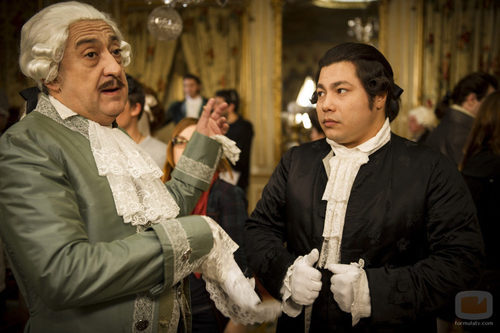 Mauricio y Machupichu en el episodio 200 de 'Aída'