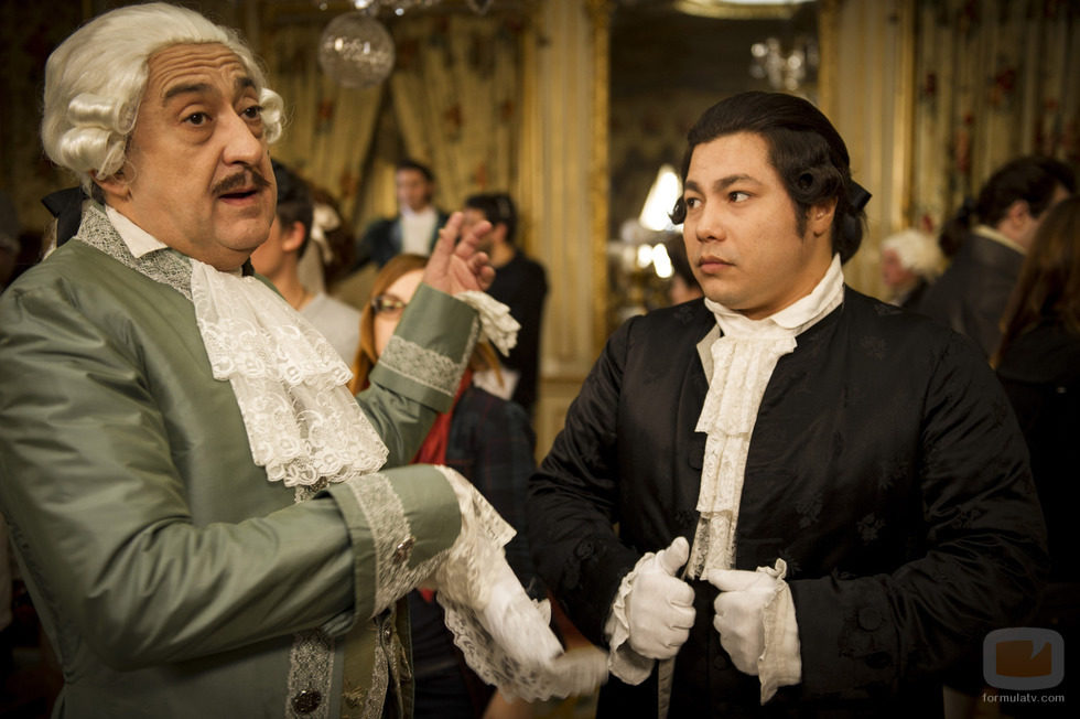 Mauricio y Machupichu en el episodio 200 de 'Aída'