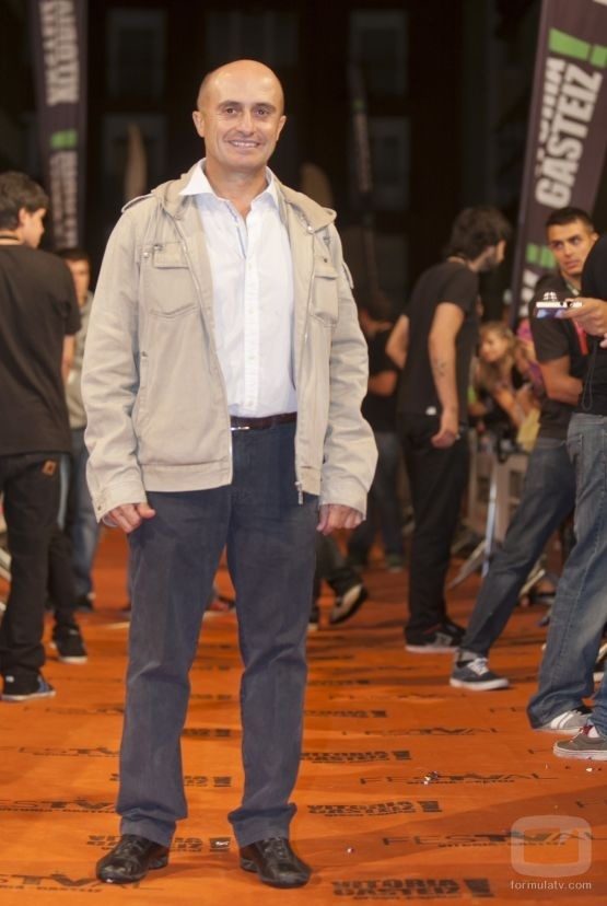 Pepe Viyuela, Chema en 'Aída', en la alfombra naranja