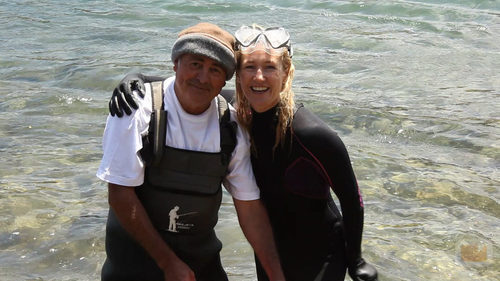Ana Duato en Menorca durante el primer episodio de 'Un país para comérselo'