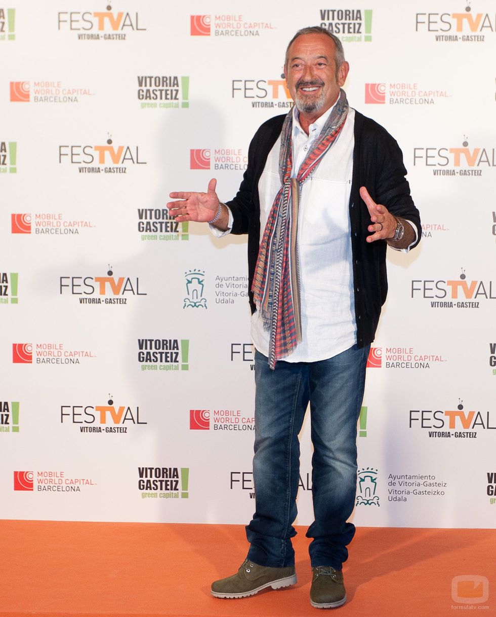 Karlos Arguiñano, en la gala de clausura del FesTVal 2013