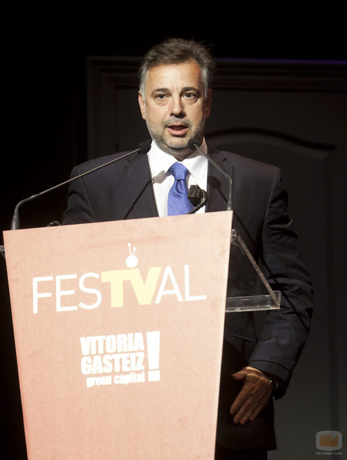 Jenaro Castro en la gala de clausura del FesTVal 2013