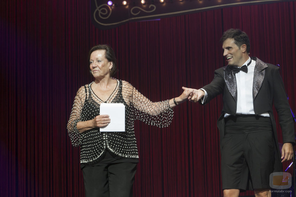 Elena Santonja en la gala de clausura del FesTVal 2013