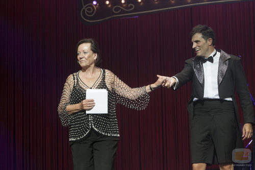 Elena Santonja en la gala de clausura del FesTVal 2013