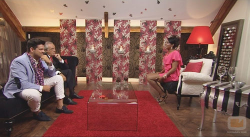 Alexis y Armando con una chica en '¿Quién quiere casarse con mi hijo?'