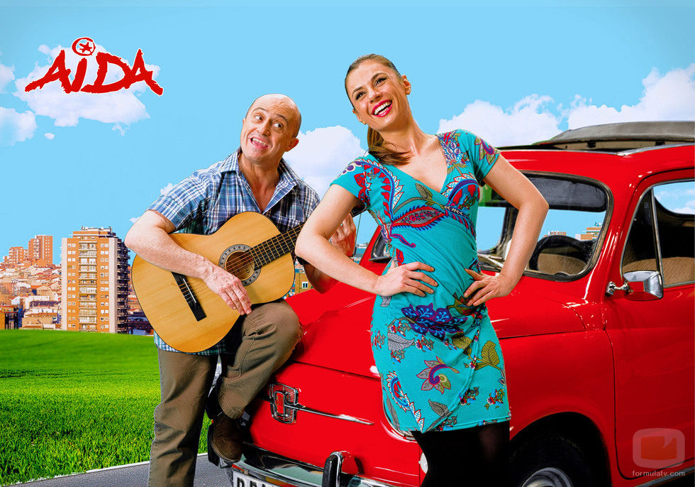 Pepe Viyuela y Miren Ibarguren en la décima temporada de 'Aída'