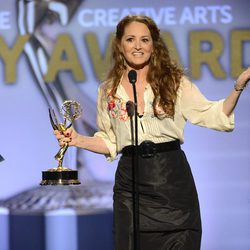 Melissa Leo en el escenario de los Creative Arts Emmy Awards