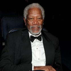 Morgan Freeman en la entrega de premios de los Creative Arts Emmy Awards 2013