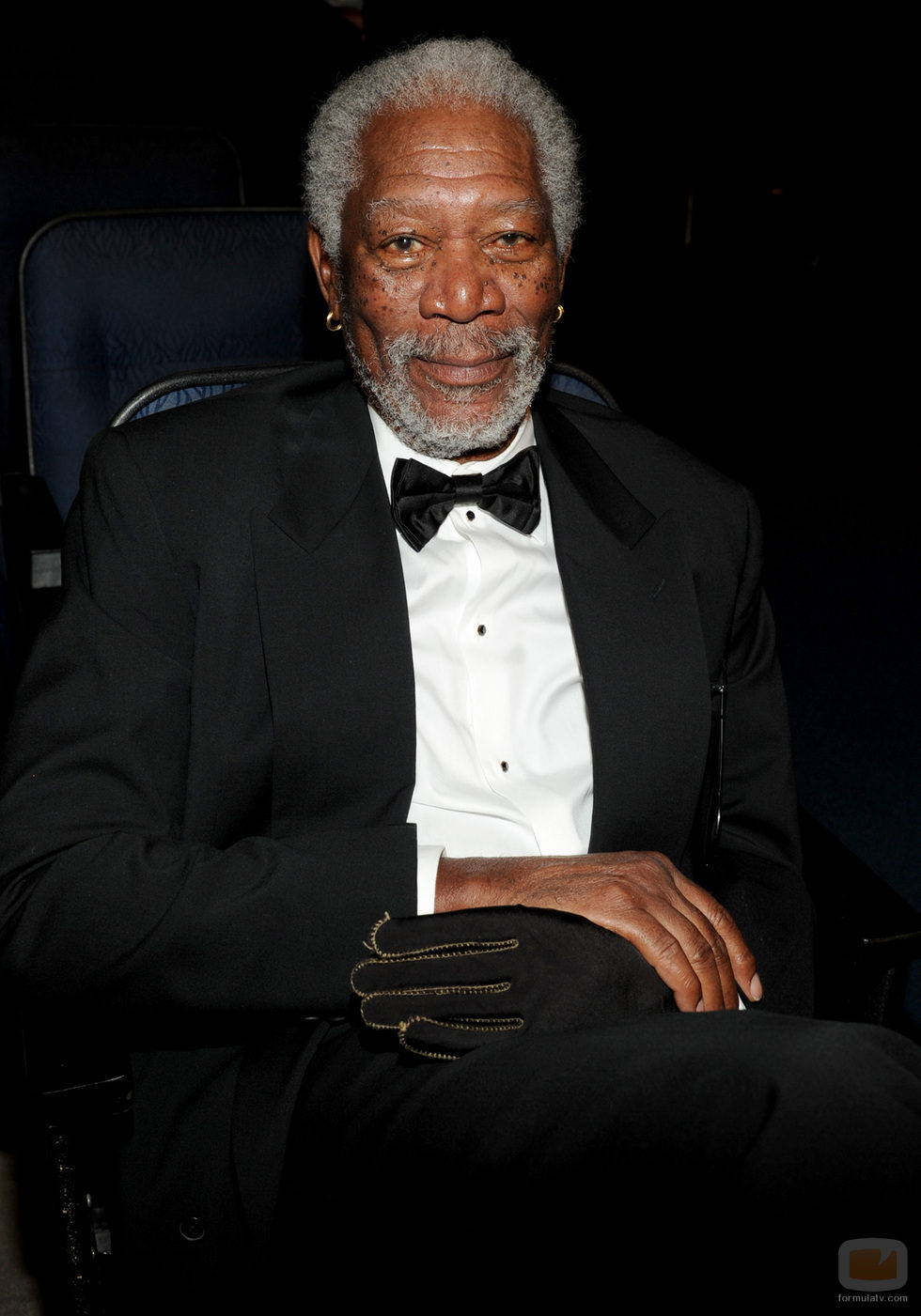 Morgan Freeman en la entrega de premios de los Creative Arts Emmy Awards 2013
