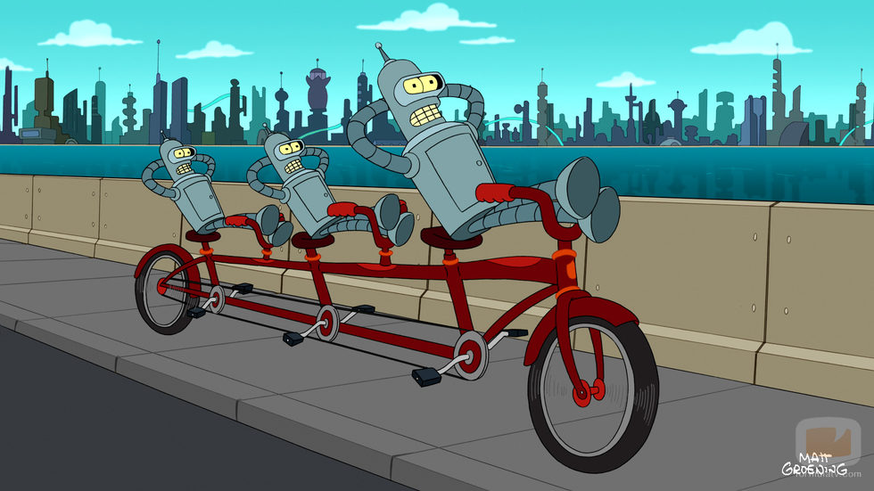 Bender en la octava temporada de 'Futurama'