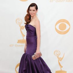 Alyson Hannigan en la alfombra roja de los Emmy 2013