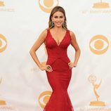 Sofia Vergara en la alfombra roja de los Emmy 2013