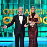 Heidi Klum y Tim Gunn en los Emmy 2013