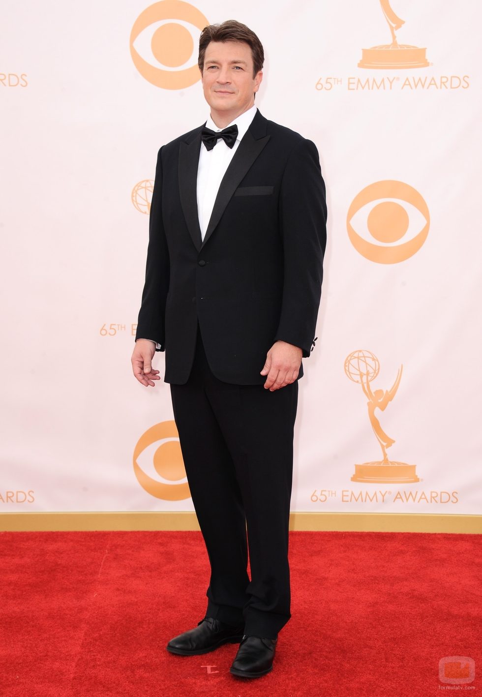 Nathan Fillion en la alfombra roja de los Emmy 2013